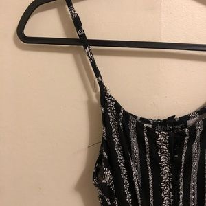 Black Romper with spaghetti straps
